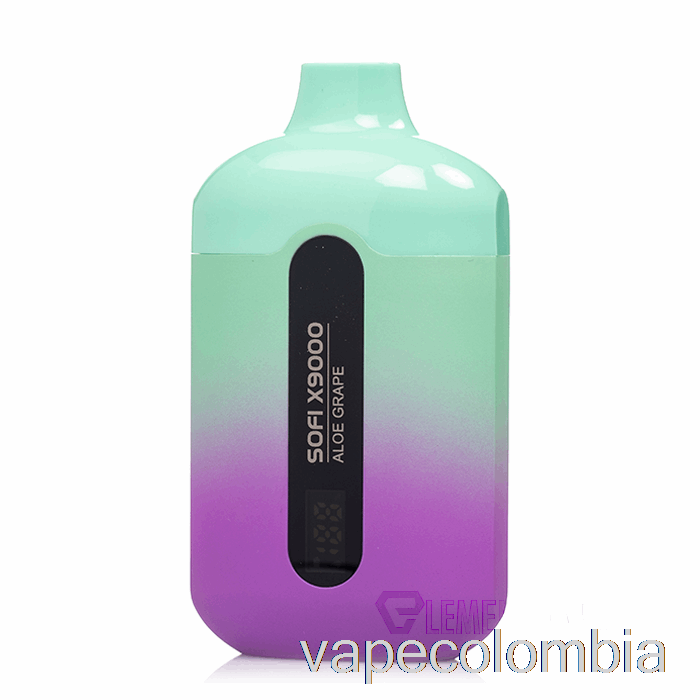 Vape Desechable Sofi X9000 0% Cero Nicotina Inteligente Desechable Aloe Uva